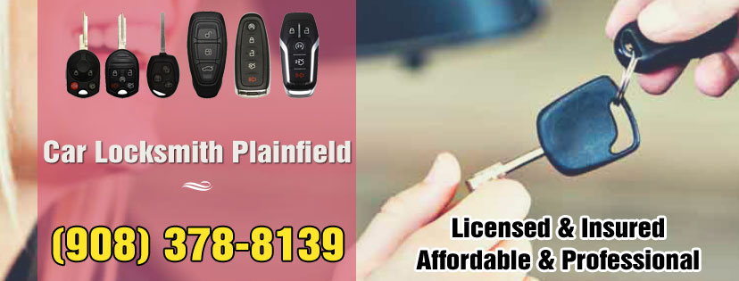 Car Locksmith Plainfield NJ banner